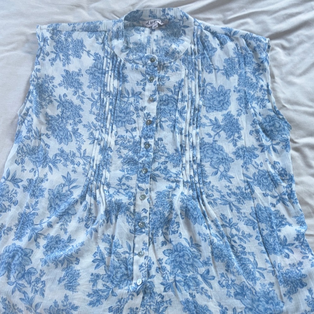 Nanette Lepore Floral Sleeveless Blouse